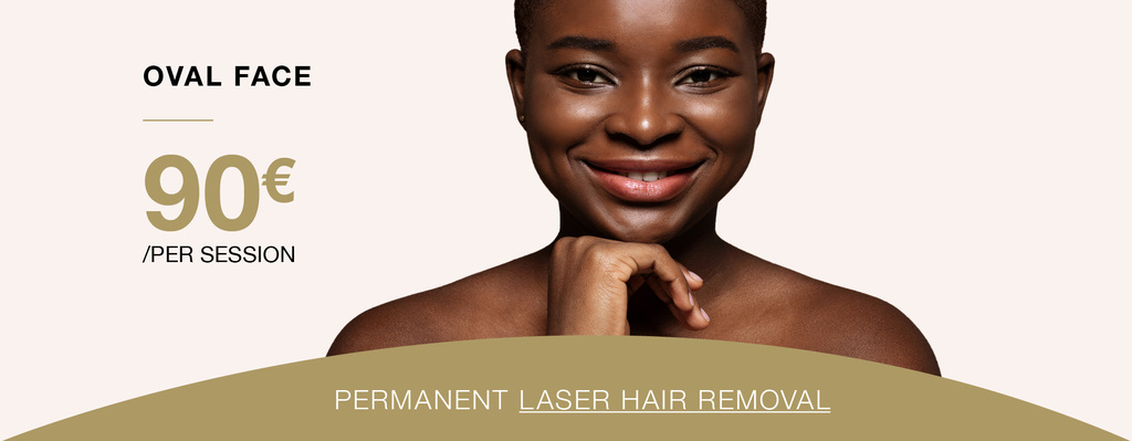 laser hair removal oval face dark skin
