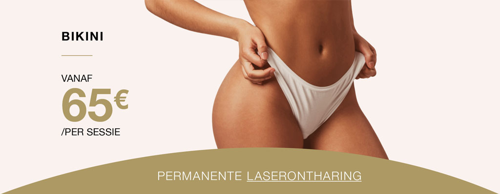 Permanente laserontharing bikini donkere huid